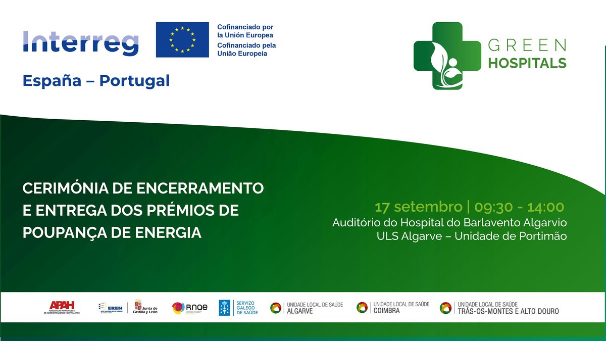 Cerimónia de Encerramento do Projeto Green Hospitals