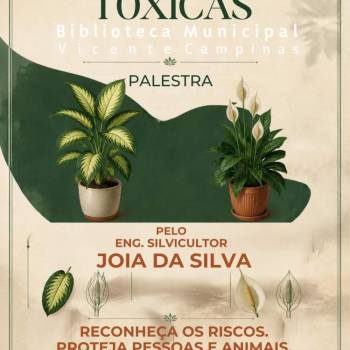 Palestra sobre plantas tóxicas