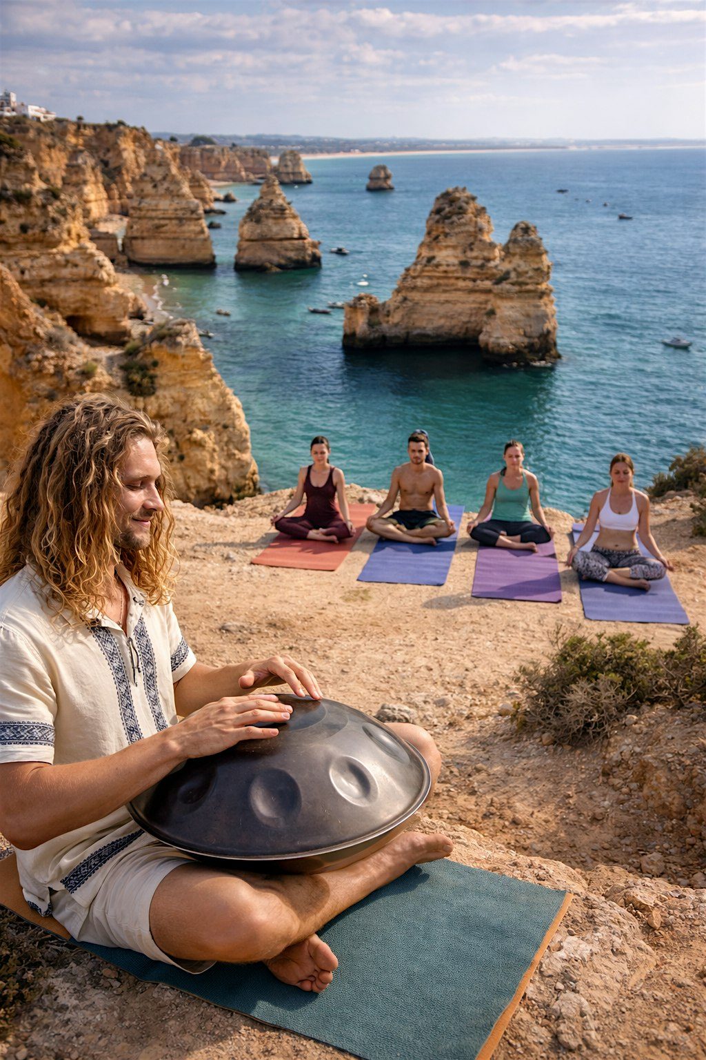 Lagos: Ocean Calm | Beach Yoga & Handpan Sound Journey