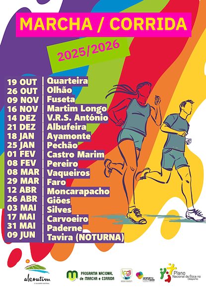 Participação na marcha corrida de Tavira (noturna)