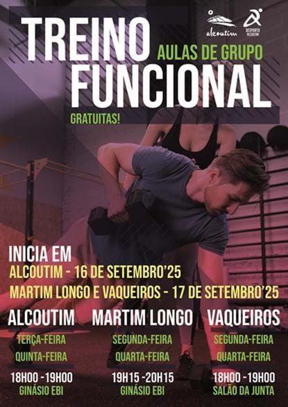 Aulas de Grupo Treino Funcional