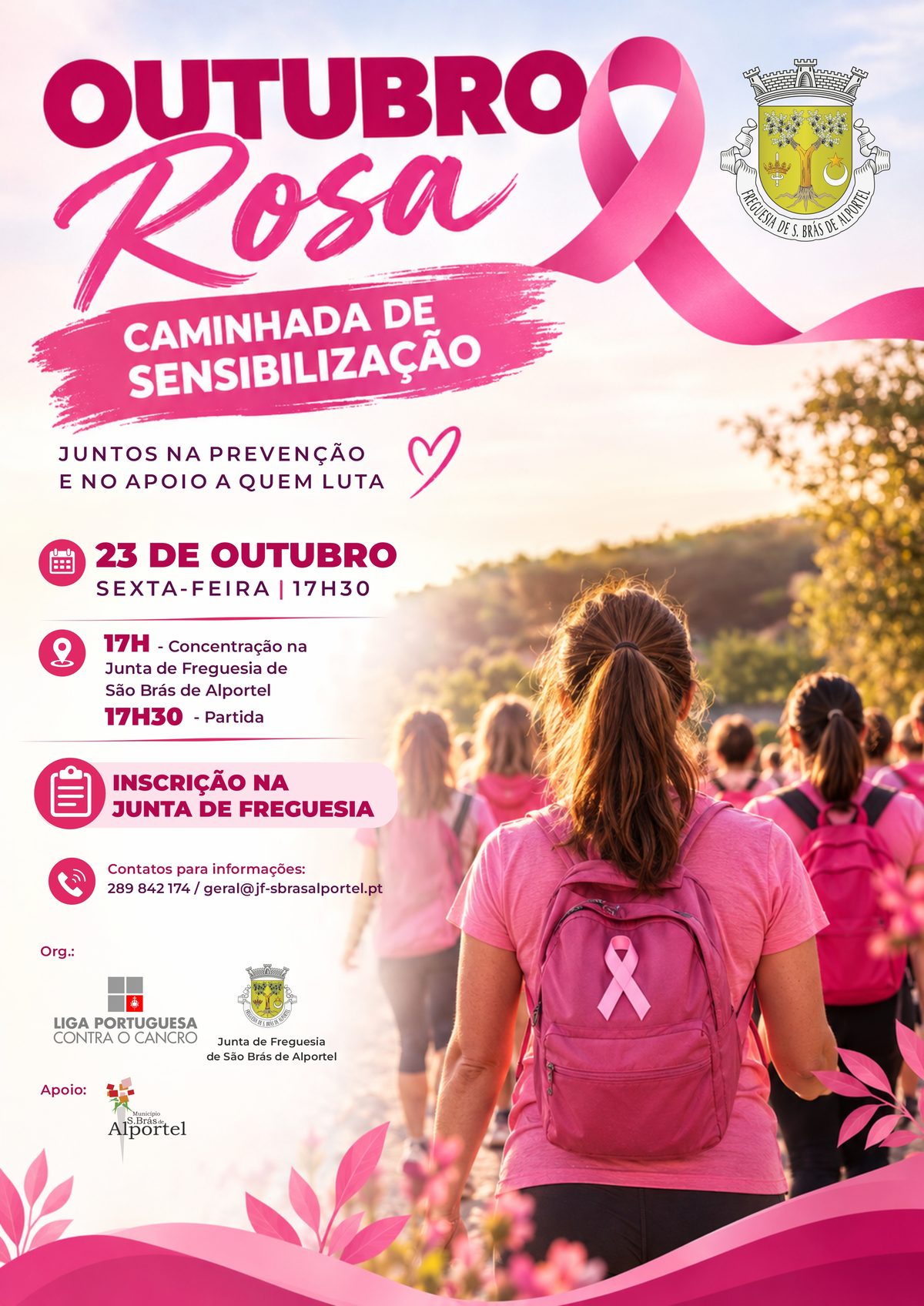 Outubro Rosa - Caminhada de Sensibilização