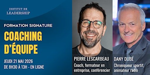 Formation Signature  : Coaching d’équipe