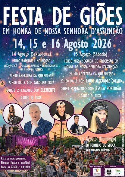 Festa Tradicional de Giões, em Honra de Nossa Senhora d'Assunção