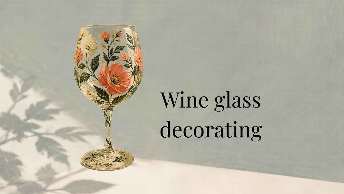 Wine Bottle Decorating | A Creative Morning with Mimosas & Pastries