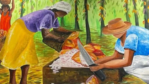 Exposição de Pintura “Cacau, Sustentabilidade Ancestral – Poesia e Cor”, de Meire Gomes