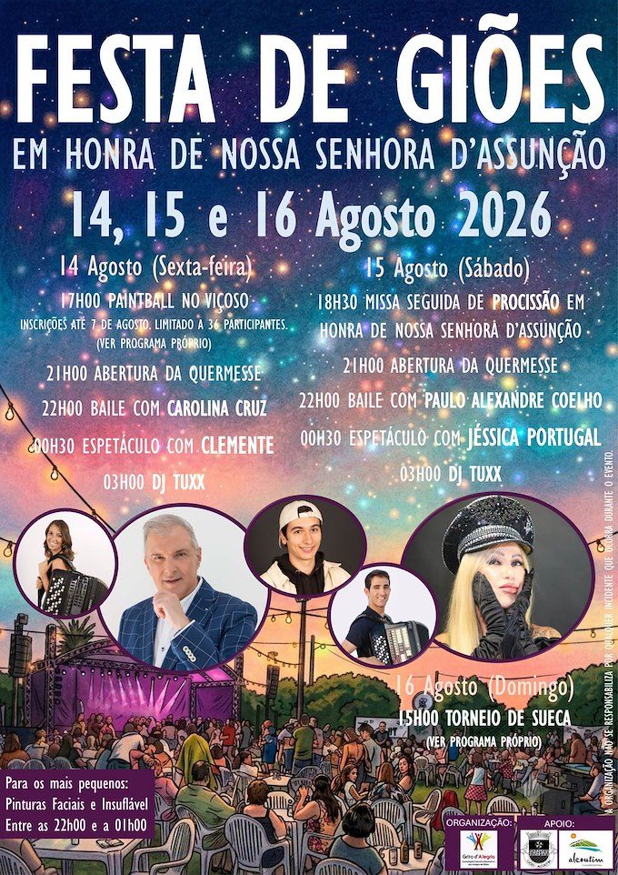 Traditional Festival of Giões, in Honor of Our Lady of the Assumption